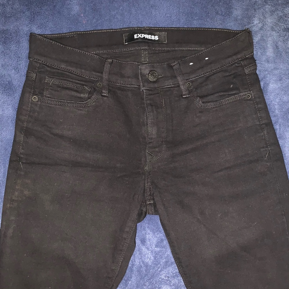 EXPRESS BLACK SKINNY JEANS